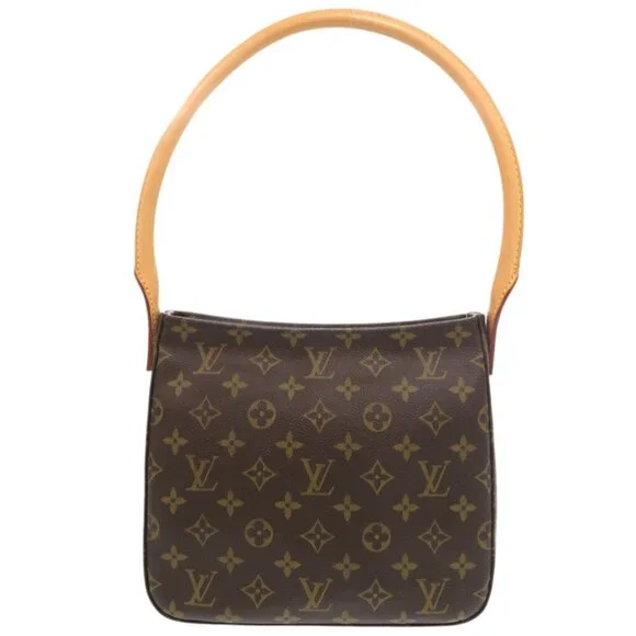 LOUIS VUITTON Brown Monogram Looping MM Shoulder Bag - Picture 1 of 10